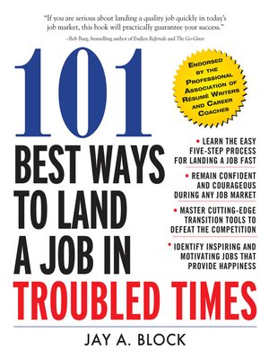 101 Best Ways to Land a Job in Troubled Times - ebook
